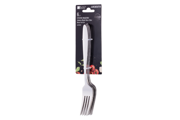 Cutlery fork set Ardesto Black Mars Ether AR0706EF