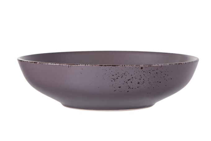 Soup plate Ardesto Lucca, 20 cm, Grey brown