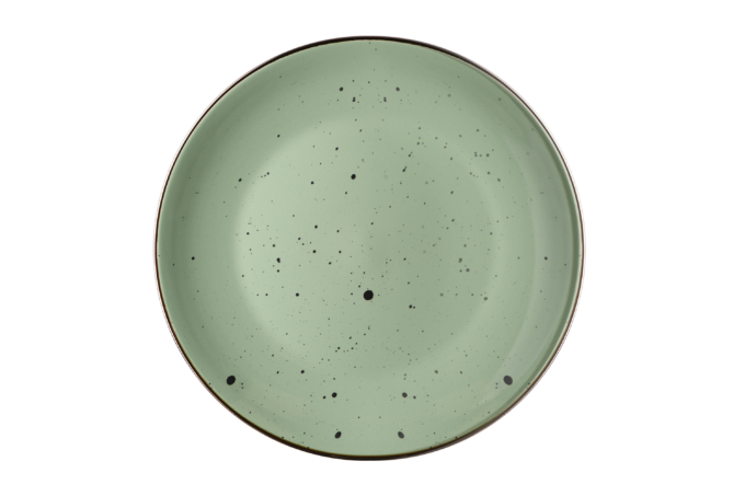 Dinner plate Ardesto Bagheria, 26 cm, Pastel green