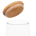 Jar ARDESTO Fresh, 910 ml, cone, glass, bamboo AR1391BLC