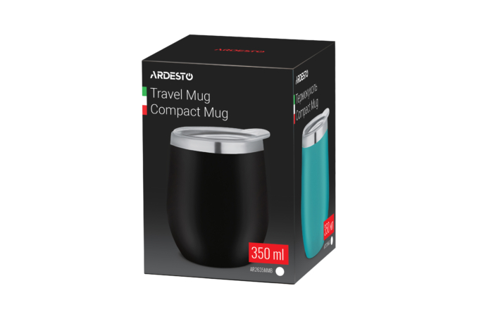 Термочашка ARDESTO Compact Mug 350 мл AR2635MMB