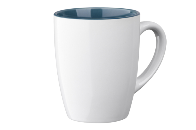 Mug ARDESTO Savona, 360 ml, white-blue AR3036SW