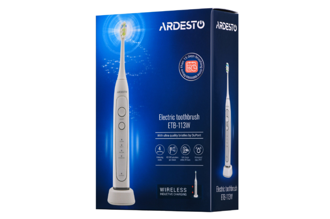 Электрическая зубная щетка ARDESTO ETB-113W белая