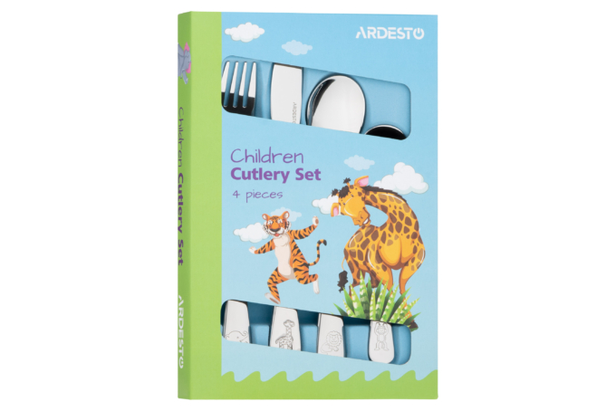 Набір дитячих столових приборів ARDESTO Animals AR0704AS