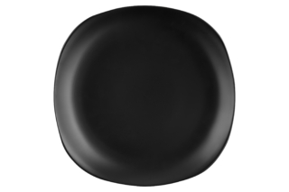 Тарелка обеденная квадратная ARDESTO Molize, 27х27 см, Black AR2927MB