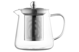 ARDESTO Teapot Gemini Milano, 550 ml, borosilicate glass, stainless steel AR1955GM
